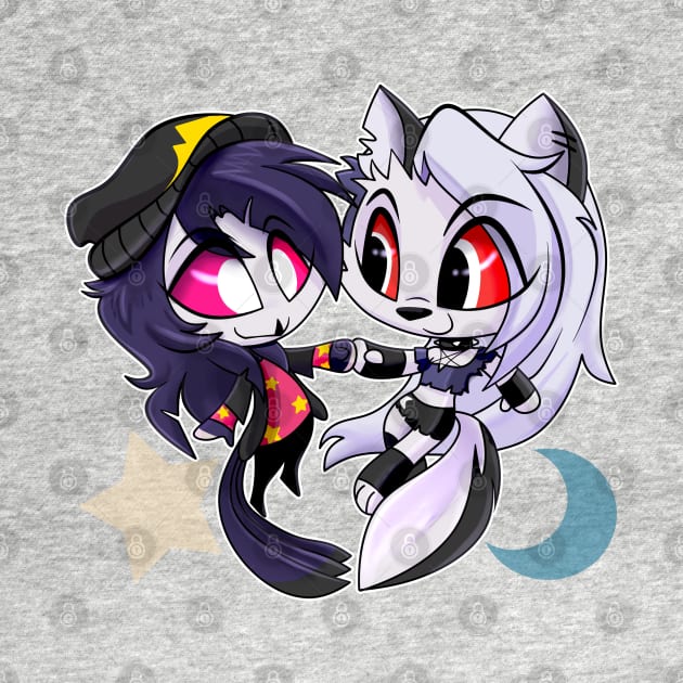 Loona and Octavia Chibi by PaoSnow